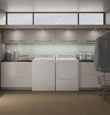 GE® 7.2 cu. ft. Capacity aluminized alloy drum Gas Dryer with Sensor Dry