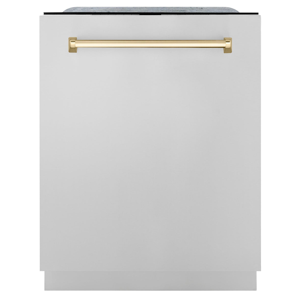 ZLINE Autograph Edition 24" 3rd Rack Top Touch Control Tall Tub Dishwasher in Stainless Steel with Accent Handle, 45dBa (DWMTZ-304-24) [Color: Gold]