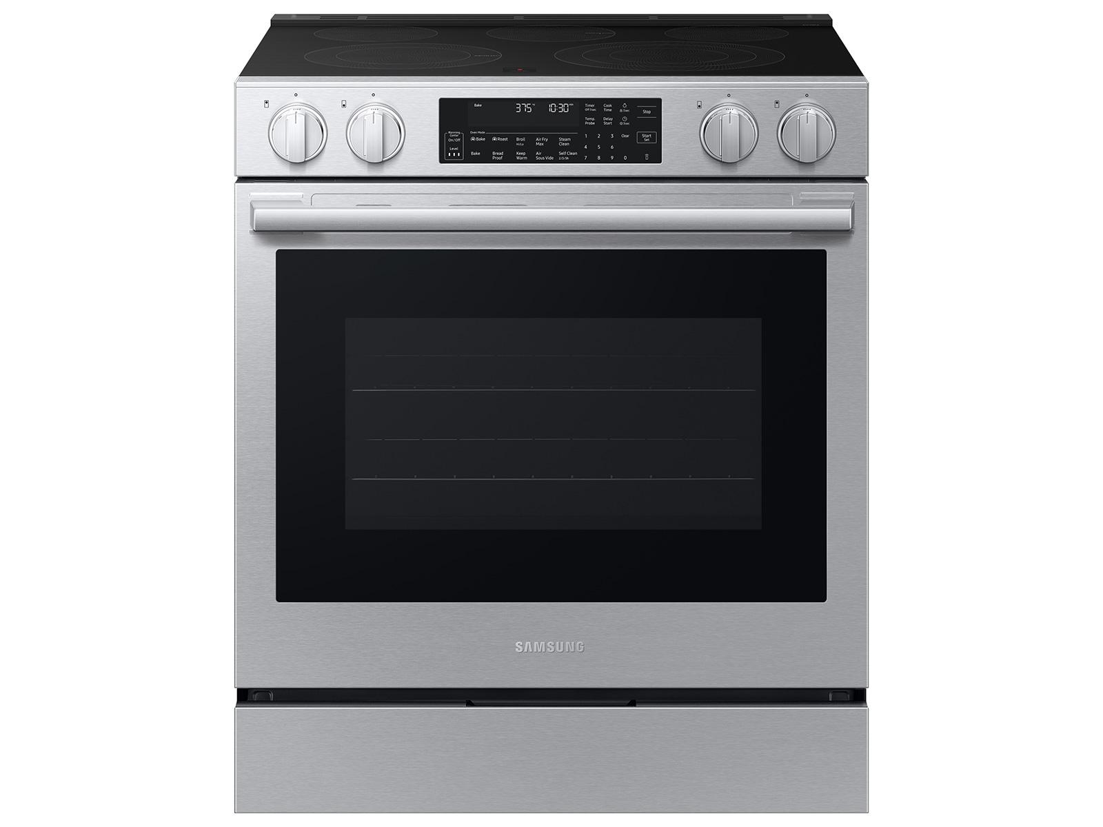 Bespoke Smart Slide-in Electric Range Pro Style Elite Design  Illuminated Knobs  Air Fry Max