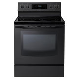 New 5.9 cu. ft. Large Capacity Electric Range (Black)