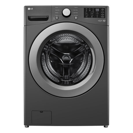 LG 27 Inch Ultimate Laundry Bundle: Washer and Electric Dryer in Middle Black
