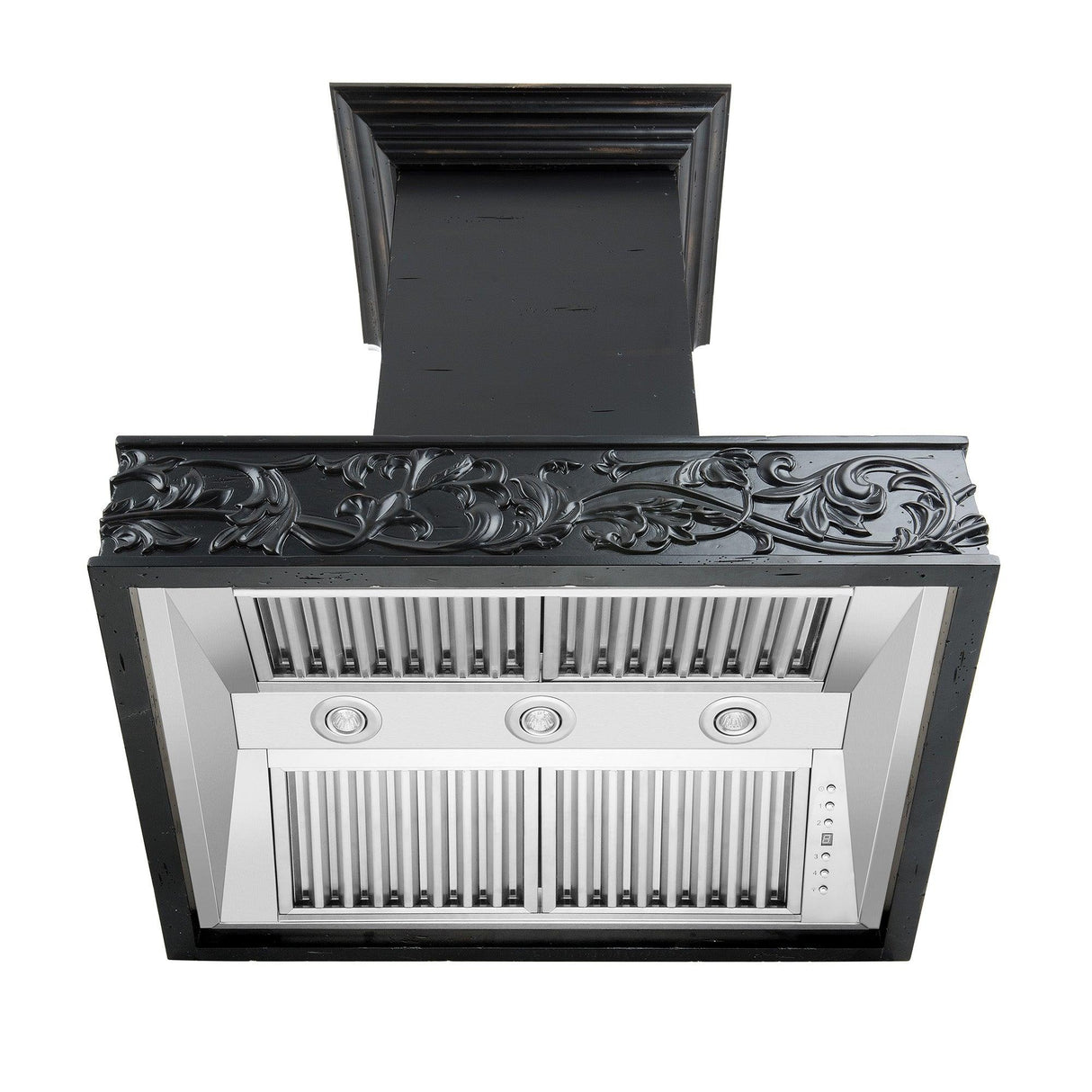 ZLINE 30" Wooden Wall Mount Range Hood in Antigua - Includes Remote Motor