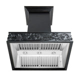 ZLINE 30" Wooden Wall Mount Range Hood in Antigua - Includes Remote Motor