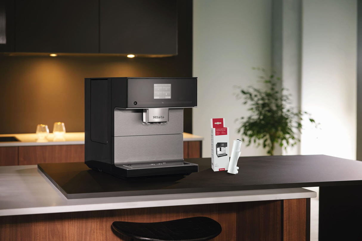 Descaling cartridge - for automatic descaling of Miele coffee machines.