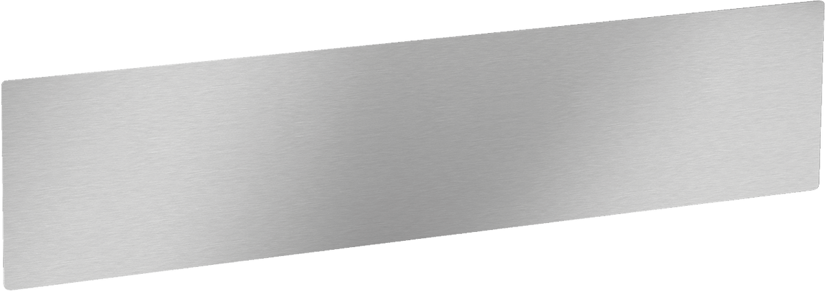 Stainless-steel toe-kick panel - for high-end panelwork of MasterCool toe-kicks.