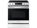 Bespoke 6.3 cu. ft. Smart Slide-in Electric Range with Air Fry & Convection in White Glass