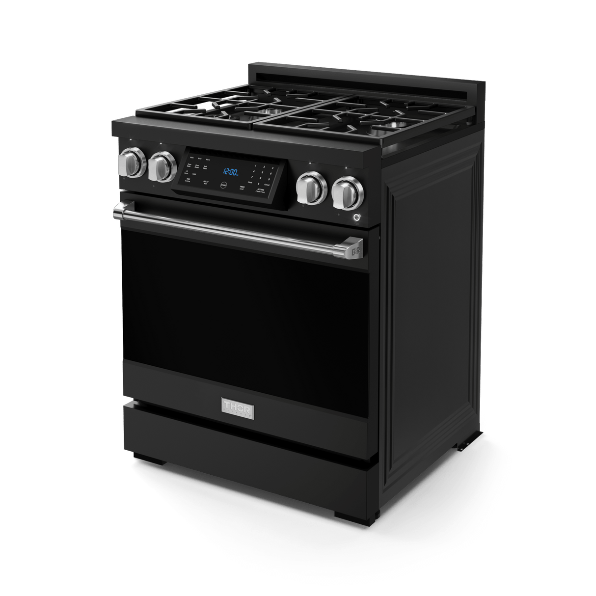 30 Inch Professional Lp Range With Tilt Panel Touch Control In Matte Black/stainless Steel  Gordon Ramsay Series