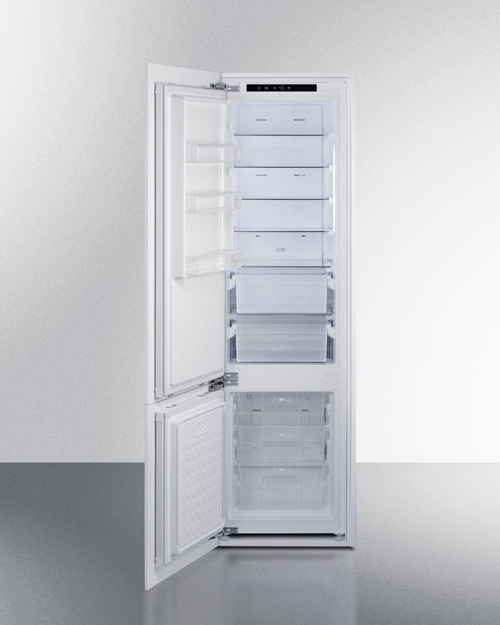 24" Wide Fully Integrated Bottom Mount Refrigerator-freezer (panel Not Included)
