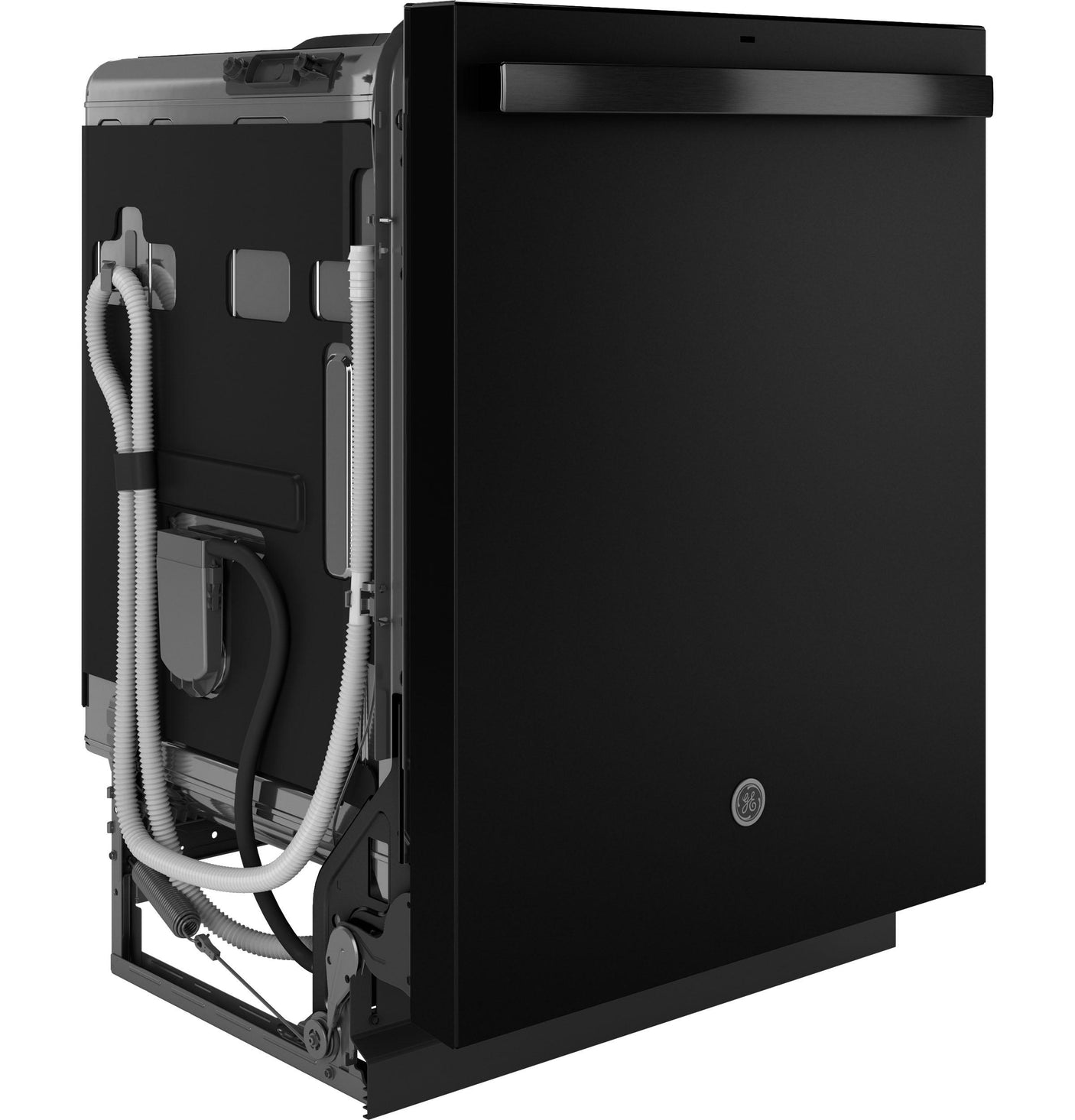 GE® ENERGY STAR® Top Control with Stainless Steel Interior Dishwasher with Sanitize Cycle