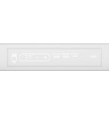 Monogram 30" Panel-Ready Integrated Glass-Door Refrigerator for Single or Dual Installation
