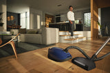 Complete C3 Marin PowerLine - SGJE0 Marine blue - canister vacuum cleaners with electrobrush for thorough cleaning of heavy-duty carpeting.