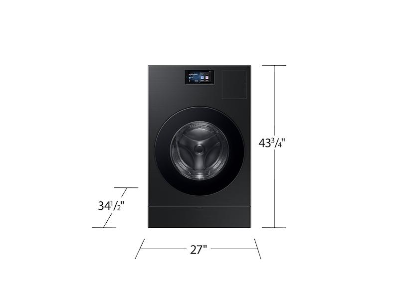 5.3 cu. ft. Bespoke AI Laundry Vented Combo™ All-in-One Ultra Capacity Washer and Electric Dryer with AI Home in Brushed Black