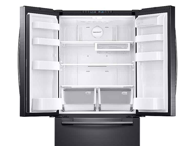 18 cu. ft. Counter Depth French Door Refrigerator in Black Stainless Steel