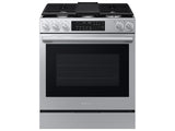 Bespoke Smart Slide-in Dual Fuel Range Pro Style Elite Design  Illuminated Knobs  Air Fry Max