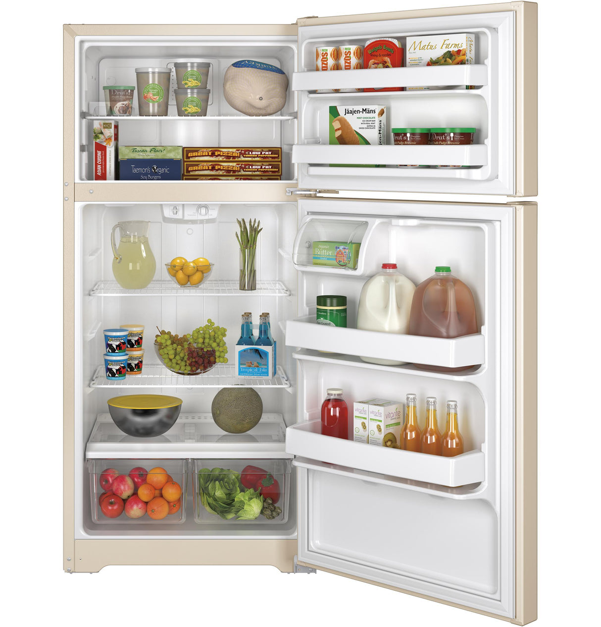 GE® ENERGY STAR® 14.6 Cu. Ft. Top-Freezer Refrigerator