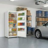 Avanti MaxxSpace Insulation™ Technology Garage-Ready Frost-Free Convertible Upright Freezer, 23 cu. ft., ENERGY STAR, White (AV230VFLJM0W)