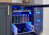 Presrv Pro Beverage Cooler, 24in Under Cabinet, SS+Glass, Reverse Door, 1 Zone