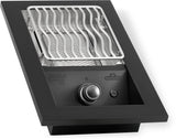 Built-in 700 Series Single Infrared Burner with Matte Black Cover , Propane, Matte/Matt Black