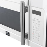Forno Fornace 30-Inch Over the Range Convection Microwave, White - 1.5 cu.ft, 300 CFM Vent, Touch Control, LED Light
