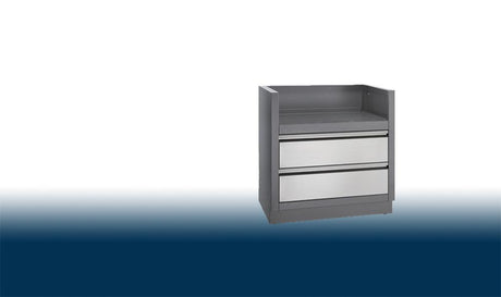 OASIS Under Grill Cabinet for Built-In LEX 605 Gas Grill Head