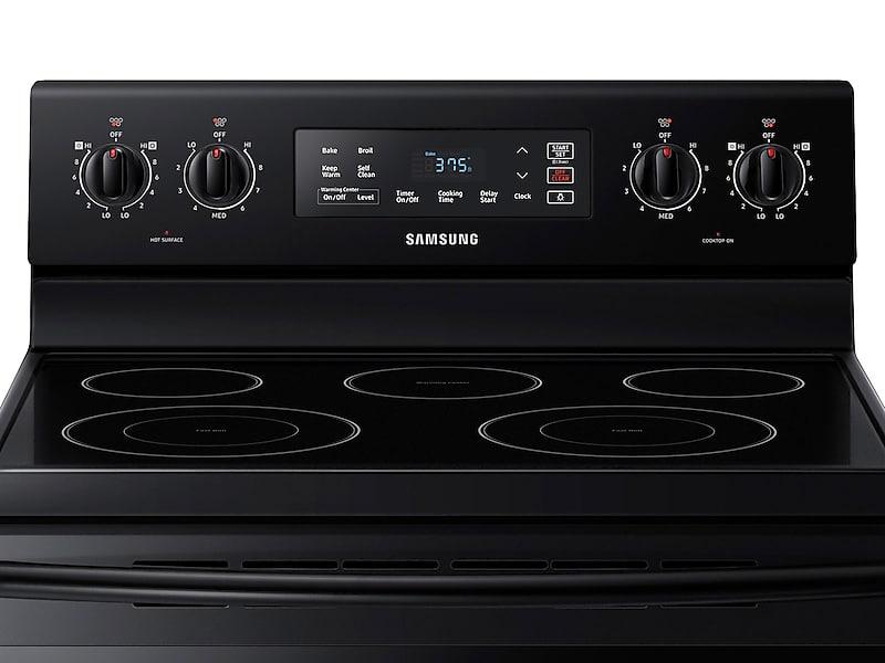 5.9 cu. ft. Freestanding Electric Range with Two Dual Power Elements in Black