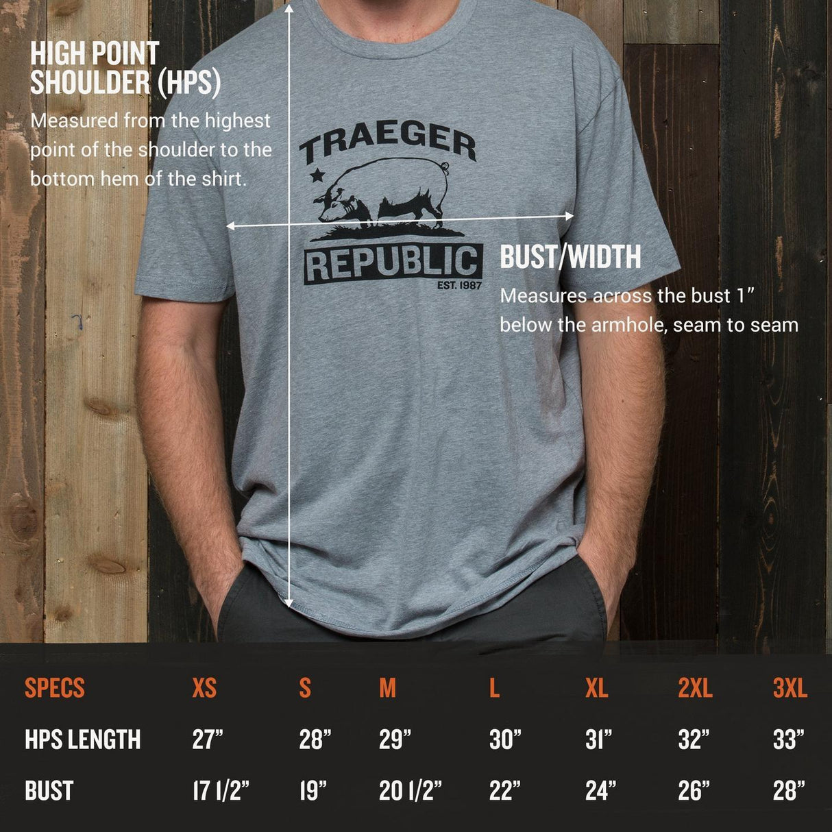 Traeger Republic T-Shirt - M
