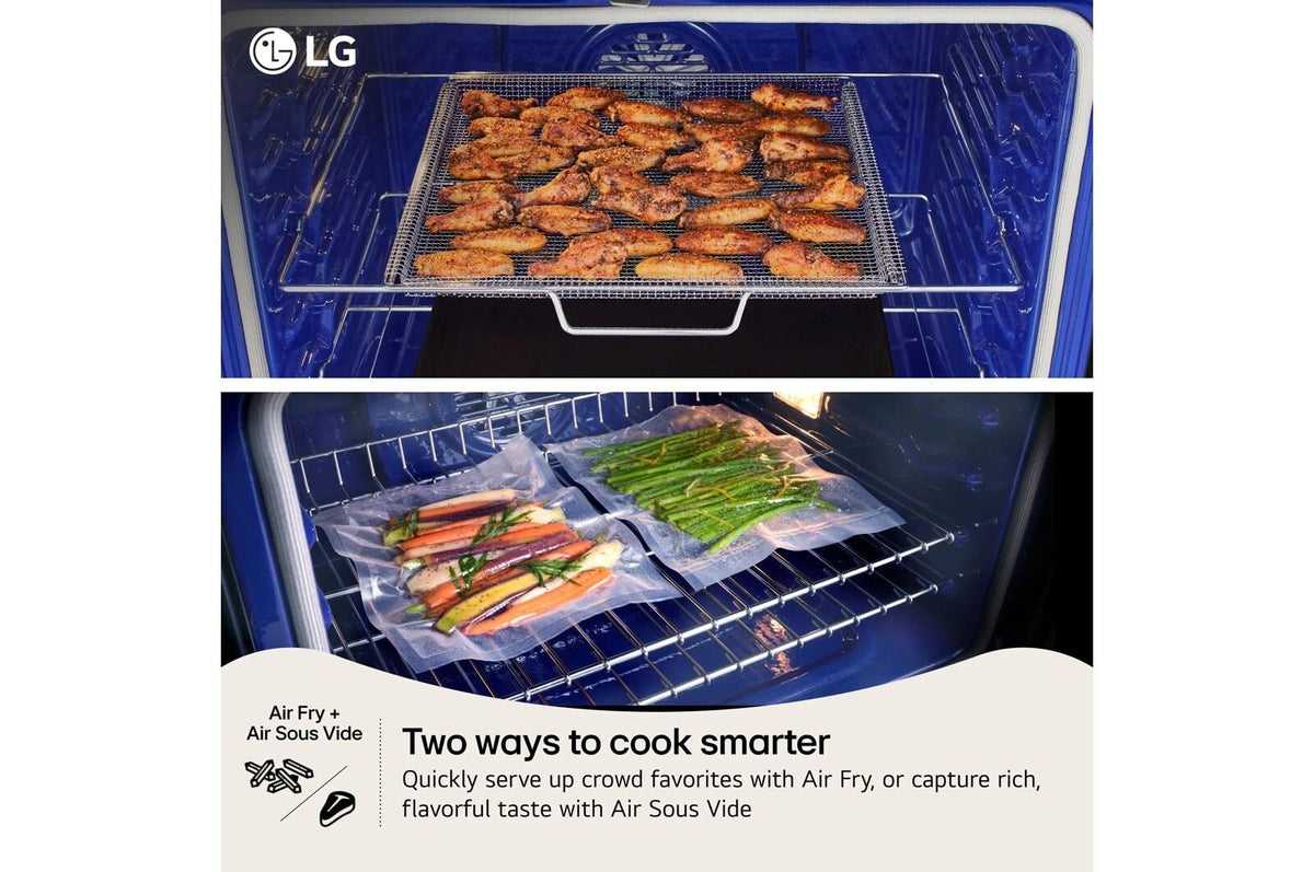 7.3 cu. ft. Smart Electric Double Oven Freestanding Range with ProBake Convection®, Air Fry & Air Sous Vide