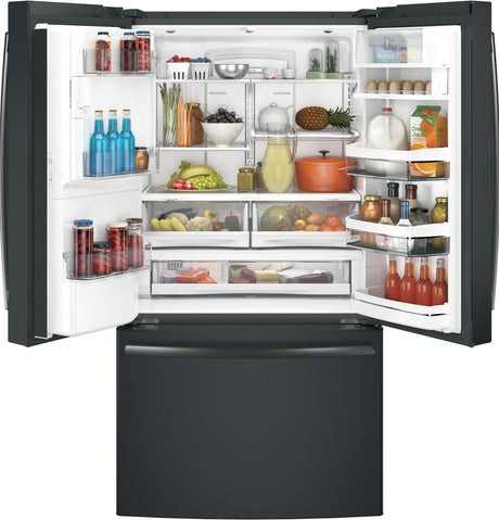 GE Profile™ Series ENERGY STAR® 22.2 Cu. Ft. Counter-Depth French-Door Refrigerator with Keurig® K-Cup® Brewing System