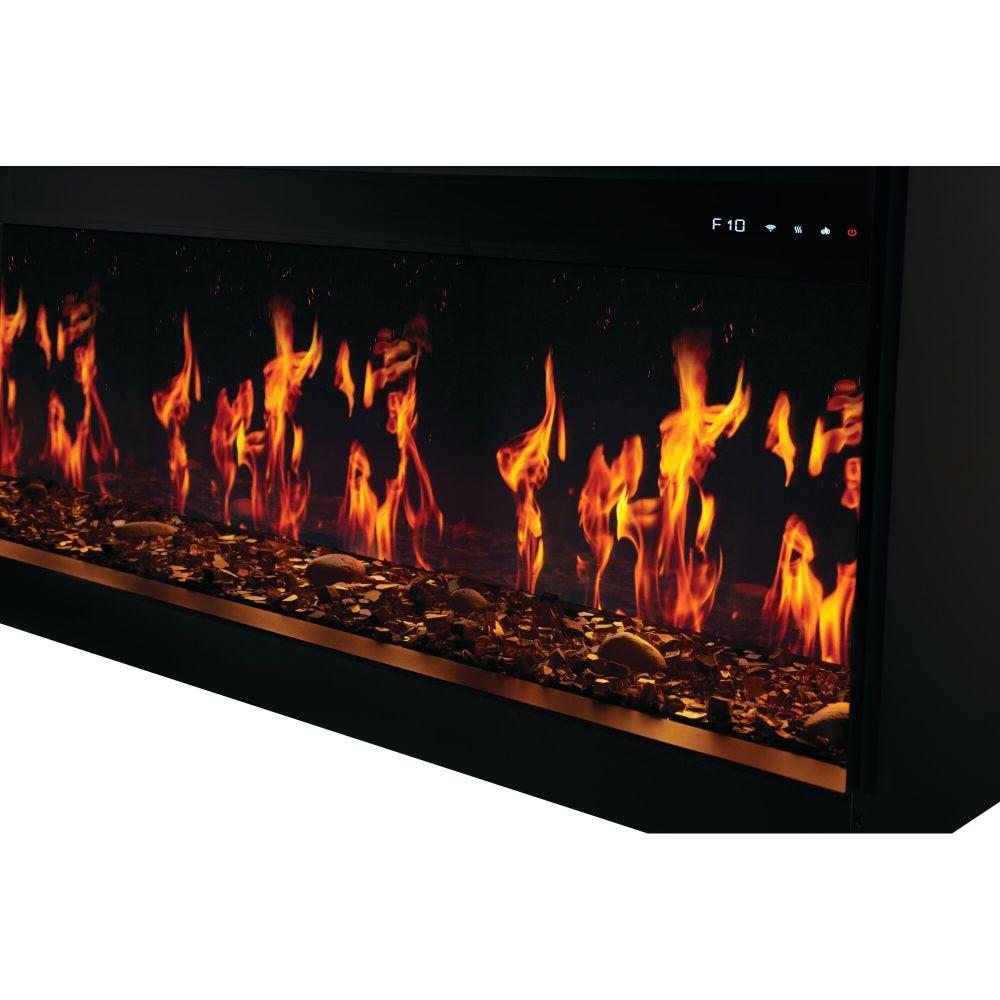 Luminex 65 LCD Electric Linear Built-in Fireplace