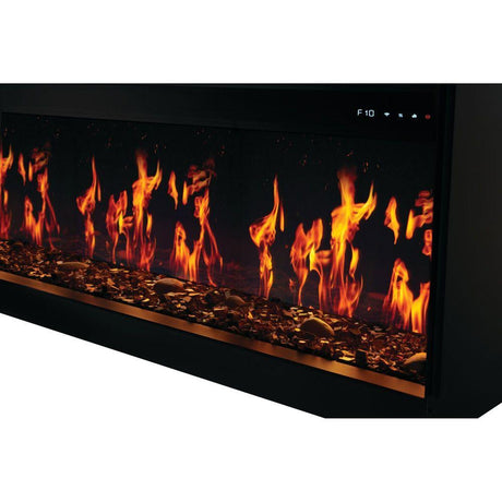 Luminex 65 LCD Electric Linear Built-in Fireplace