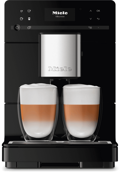 CM 5310 Silence Obsidian black - Countertop coffee machine with OneTouch for Two for the ultimate in coffee enjoyment.