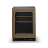 24" Custom Panel Glass Door Beverage Center - FBUI5242G