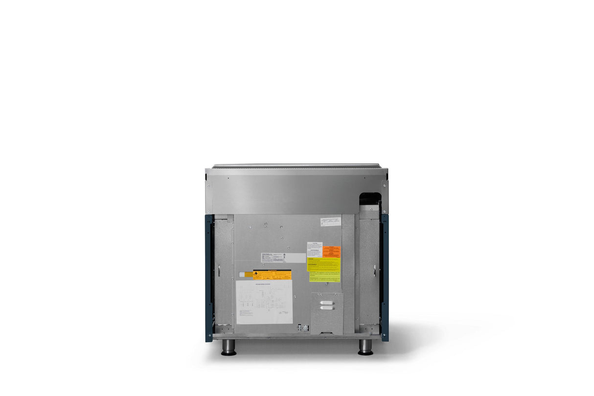 36"W. Induction Range (Finish: Squall, Trim: Polished Chrome)