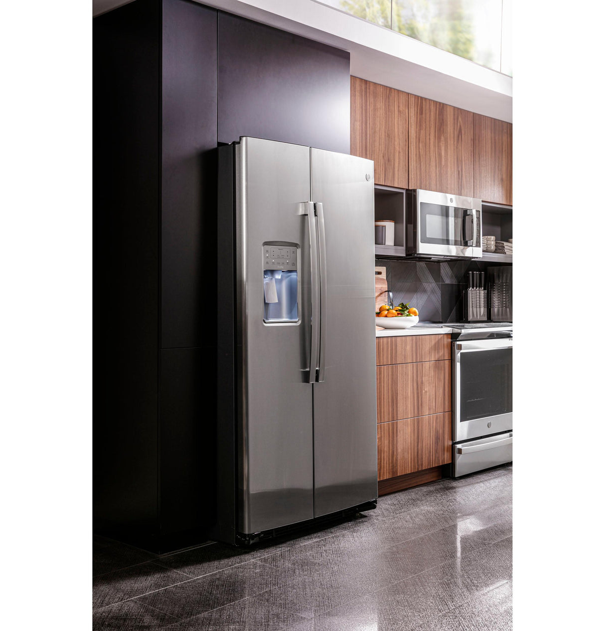 GE Profile™ 21.9 Cu. Ft. Counter-Depth Side-By-Side Refrigerator