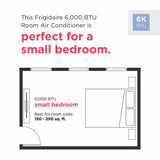 6,000 BTU Window Room Air Conditioner