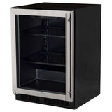 24-In Built-In High-Capacity Beverage Center with Door Swing - Left