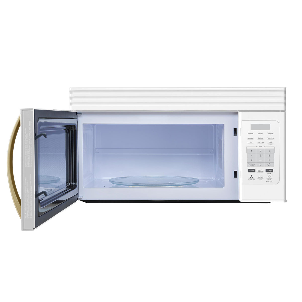 Forno Scalo 30-Inch Over the Range Microwave, White - 1.6 cu.ft, 300 CFM Vent, Touch Control, LED Light