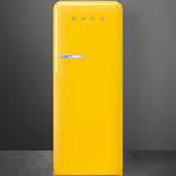 Approx 24" 50'S Style Refrigerator with ice compartment, Yellow, Right hand hinge