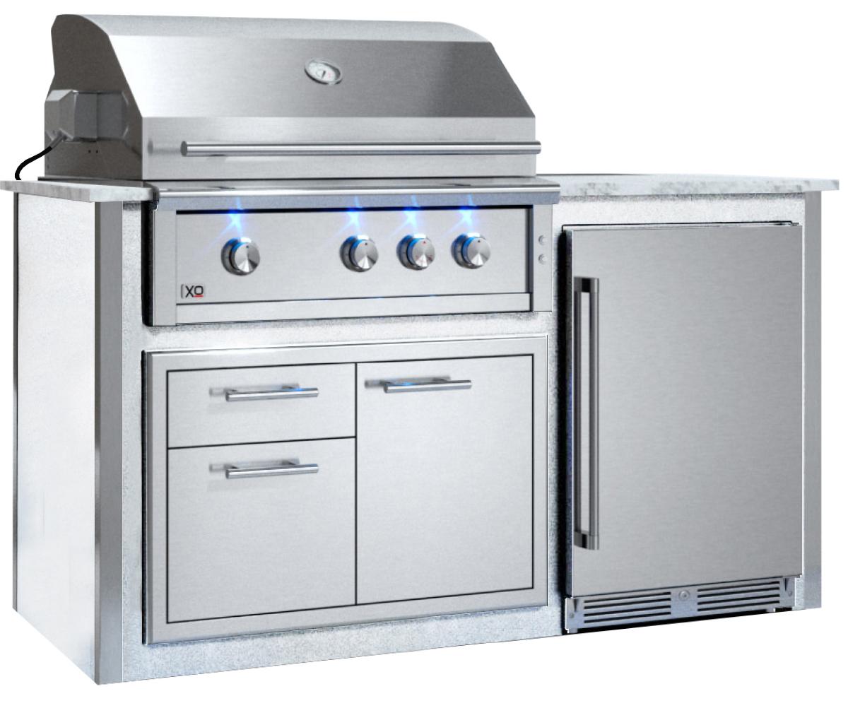 Factory Assembled, Appliance Ready Designer Island