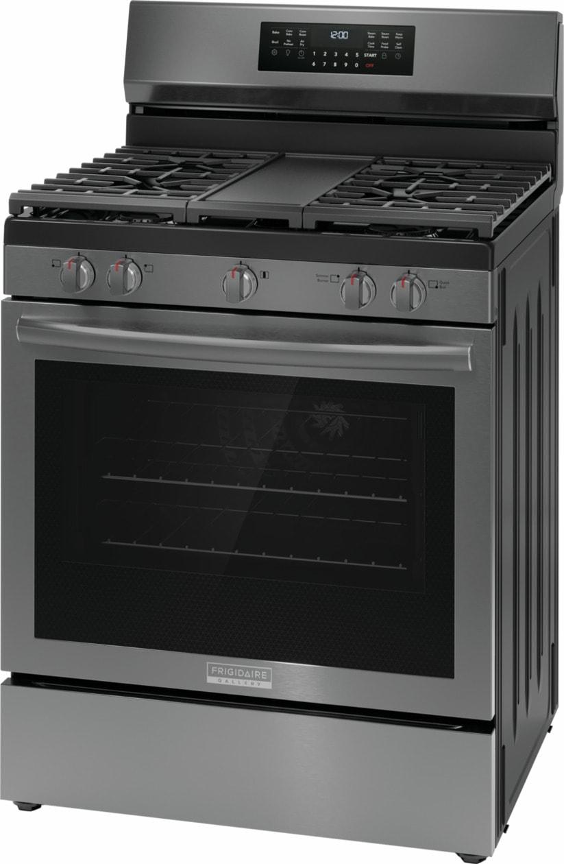 30" Rear Control Gas Range with Total Convection