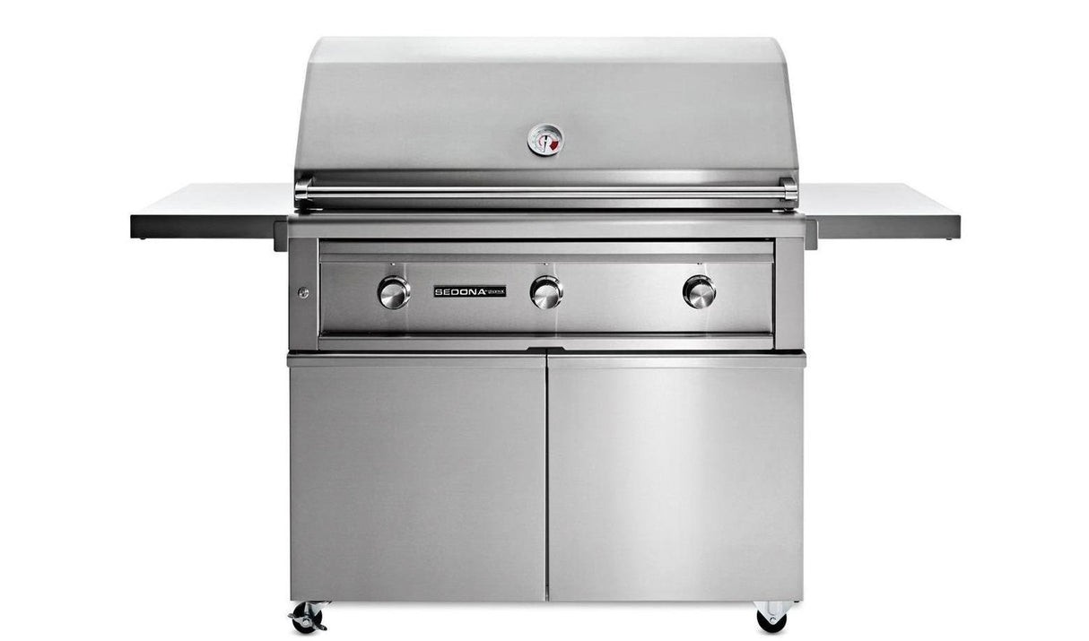 42" SEDONA FREESTANDING GRILL AND CART WITH 1 PROSEAR INFRARED BURNER AND 2 STAINLESS STEEL BURNERS (L701PSF)