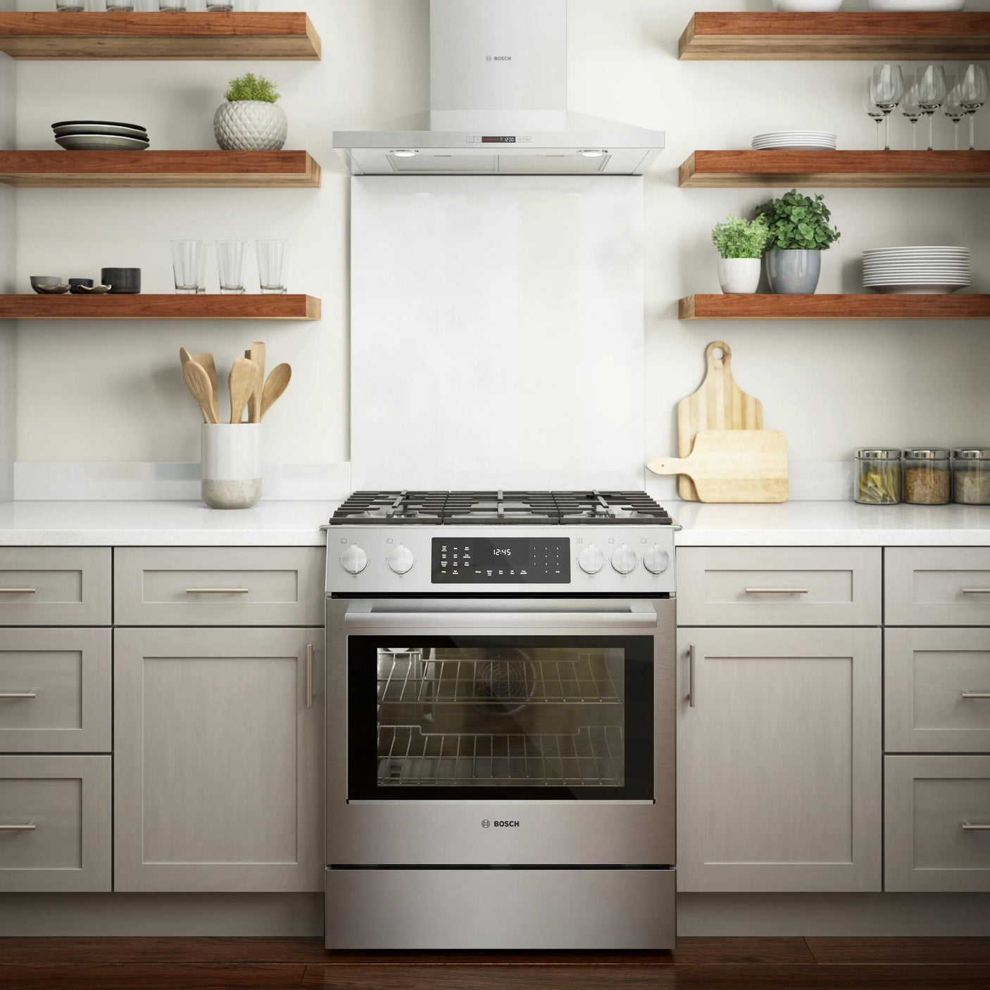 800 Series Dual Fuel Slide-in Range 30" Stainless Steel