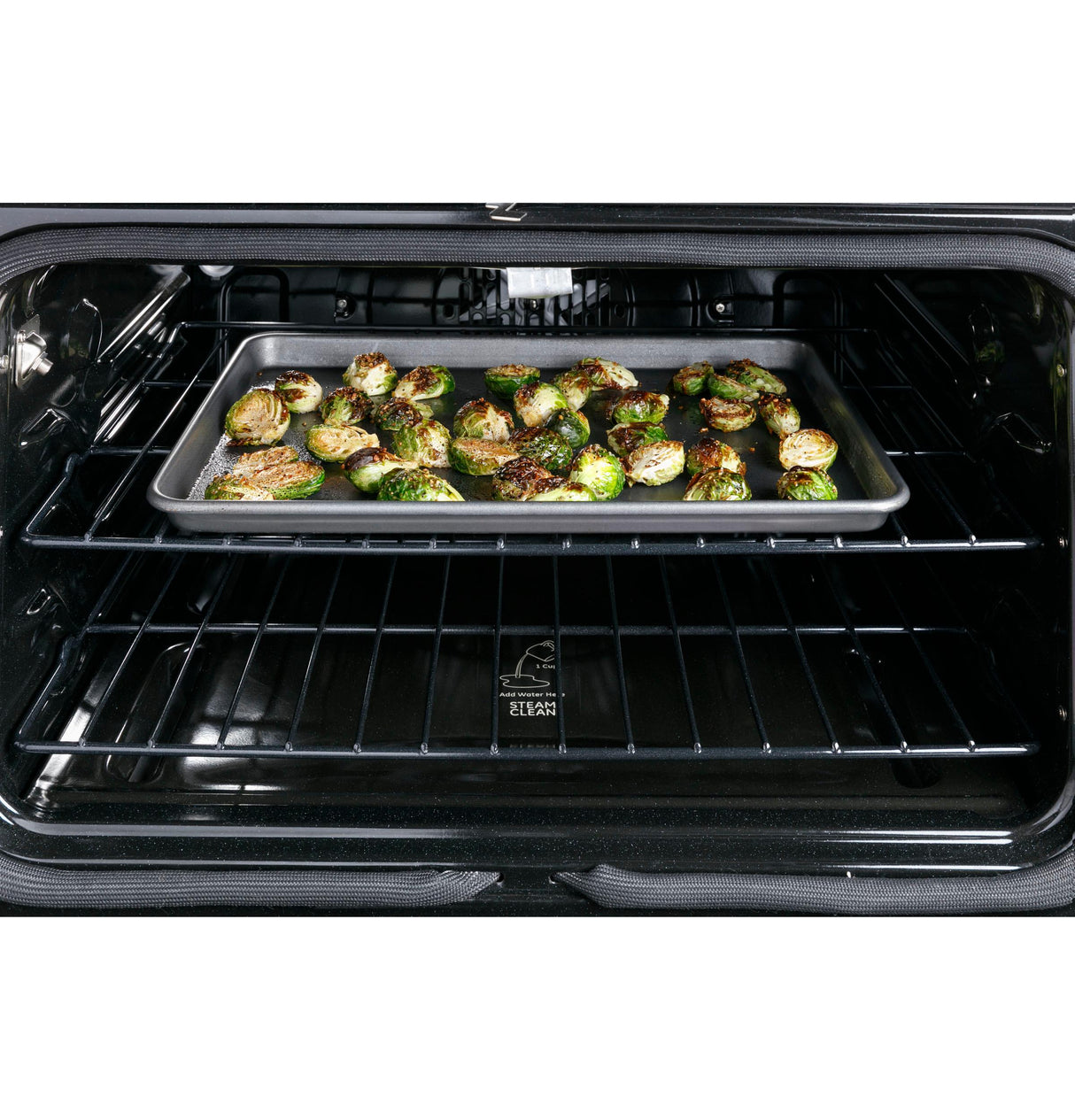 Café 30" Smart Slide-In, Front-Control, Dual-Fuel, Double-Oven Range with Convection