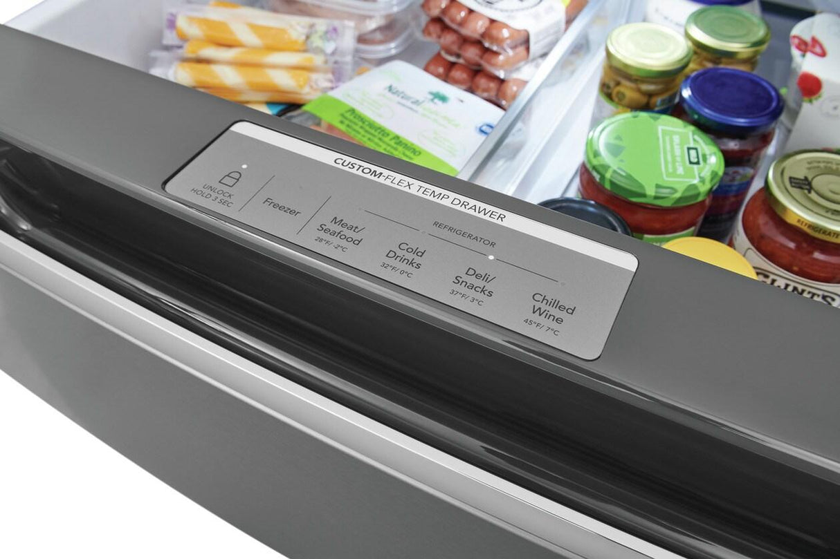 26 Cu. Ft. Standard-Depth 4-Door French Door Refrigerator