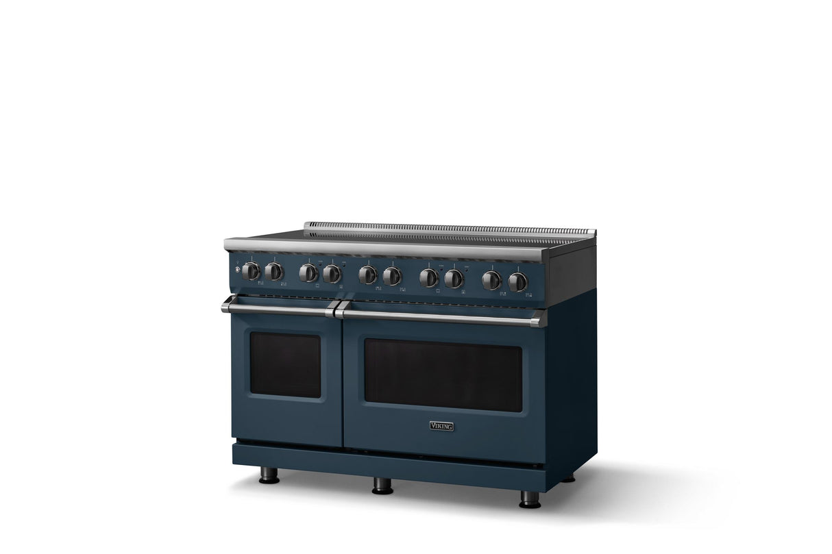 48"W. Induction Range (Finish: Squall, Trim: Polished Chrome)