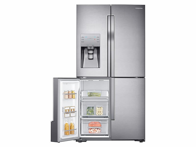 23 cu. ft. Counter Depth 4-Door Flex™ Refrigerator with FlexZone™ in Stainless Steel