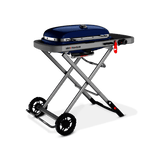 Weber Traveler® Portable Gas Grill - Deep Ocean Blue