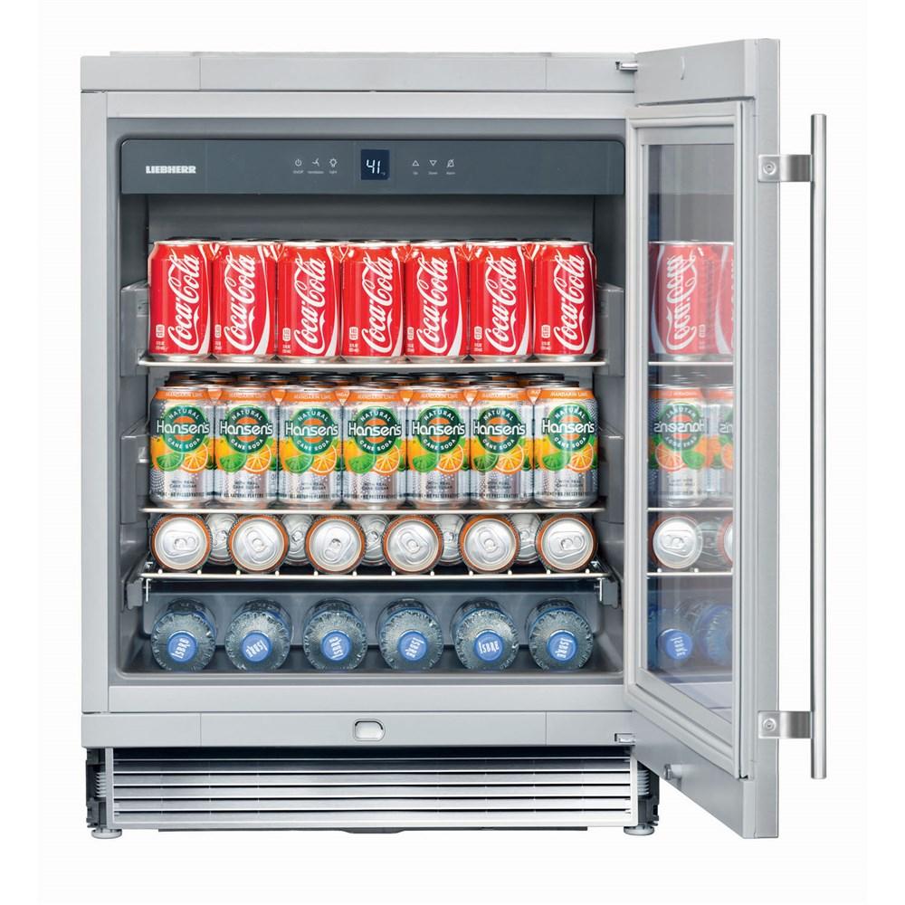 Undercounter Beverage Center 24", Lock, Reversible Door