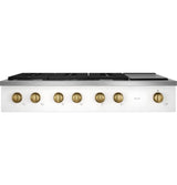 Café™ 48" Commercial-Style Gas Rangetop with 6 Burners and Integrated Griddle (Natural Gas)