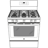 GE® 30" Free-Standing Gas Range